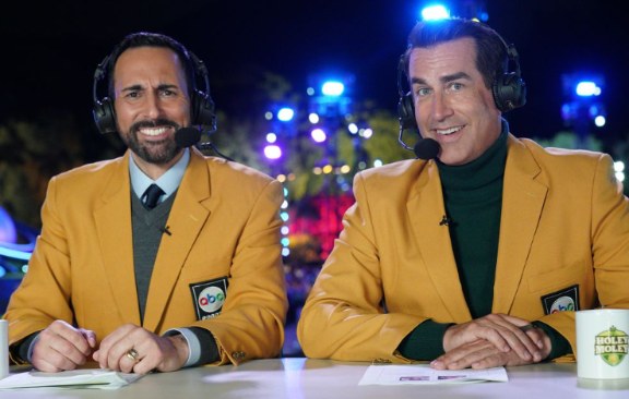 Joe Tessitore with his best friend, Rob Riggle